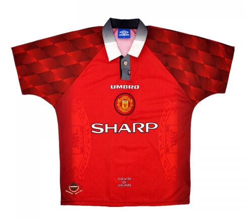 1996-97 Manchester United Retro Home Kit Soccer Jersey